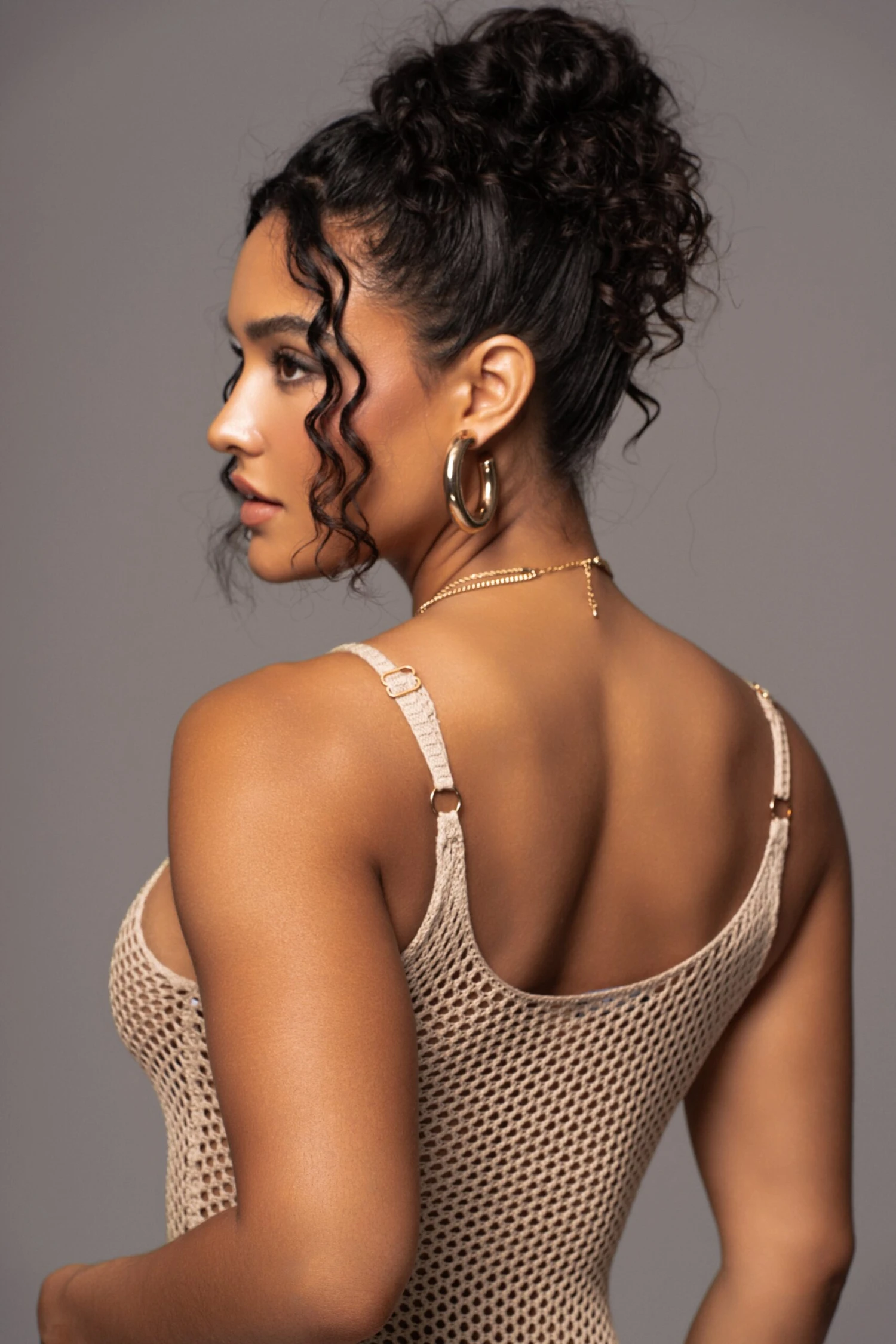 Beige Almost Paradise Netted Maxi Dress 11 Beige Almost Paradise Netted Maxi Dress - Image 9