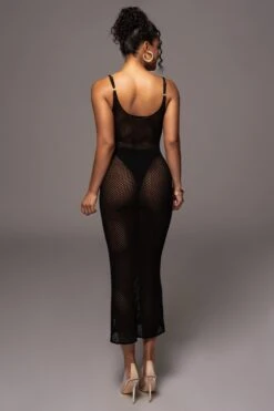Black Almost Paradise Netted Maxi Dress 28 Black Almost Paradise Netted Maxi Dress -Jluxlabel Dress Shop PRODUCT JUL132023 ASAPMISSING 7