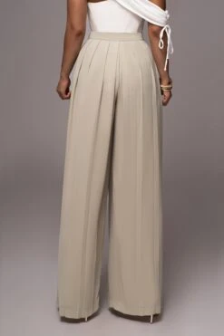 Sage Josette Wide-Leg Pleated Pants -Jluxlabel Dress Shop PRODUCT JUL132023 CHIFFON 15