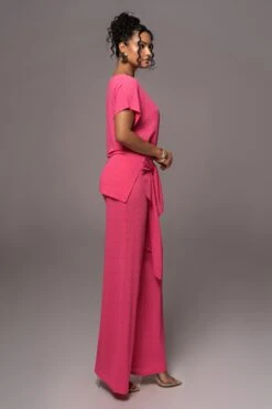 Fuchsia Chase The Sun Two-Piece Set -Jluxlabel Dress Shop PRODUCT JUL132023 CHIFFON 157