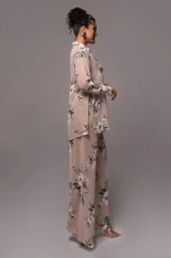 Purple Floral Between Us Printed Button Up -Jluxlabel Dress Shop PRODUCT JUL132023 CHIFFON 197