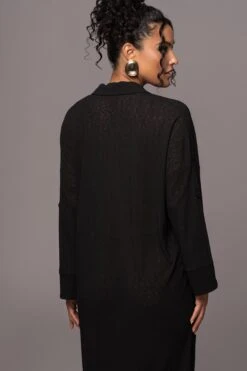 Black Sunlight Crinkled Mesh Skirt Set -Jluxlabel Dress Shop PRODUCT JUL132023 CHIFFON 251