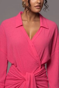 Fuchsia Sunlight Crinkled Mesh Skirt Set -Jluxlabel Dress Shop PRODUCT JUL132023 CHIFFON 267