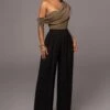 Black Josette Wide-Leg Pleated Pants -Jluxlabel Dress Shop PRODUCT JUL132023 CHIFFON 27