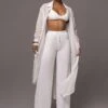 White Pacific 2-Piece Pant Set -Jluxlabel Dress Shop PRODUCT JUL132023 CHIFFON 278