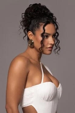 Natural Scenic One-Shoulder Linen Bodysuit -Jluxlabel Dress Shop PRODUCT JUL132023 CHIFFON 53