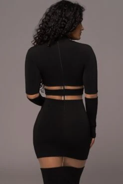 Noir The One Mock Neck Midi Dress -Jluxlabel Dress Shop PRODUCT JUL192023 AUGDROP1 124 81db5370 588d 4bfa ab96 b582f0757e70