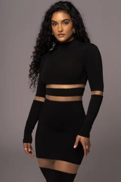 Noir The One Mock Neck Midi Dress -Jluxlabel Dress Shop PRODUCT JUL192023 AUGDROP1 125 a902645c 580d 45a0 ada3 5c4e678b5ec4