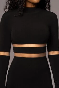 Noir The One Mock Neck Midi Dress -Jluxlabel Dress Shop PRODUCT JUL192023 AUGDROP1 127 67d8307c a3ef 4cd7 9df8 231b176aabec