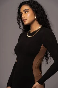 Noir Break Away Maxi Dress -Jluxlabel Dress Shop PRODUCT JUL192023 AUGDROP1 136