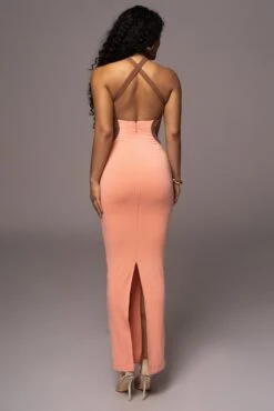 Peach Nights In Milan Maxi Dress -Jluxlabel Dress Shop PRODUCT JUL192023 AUGDROP1 142