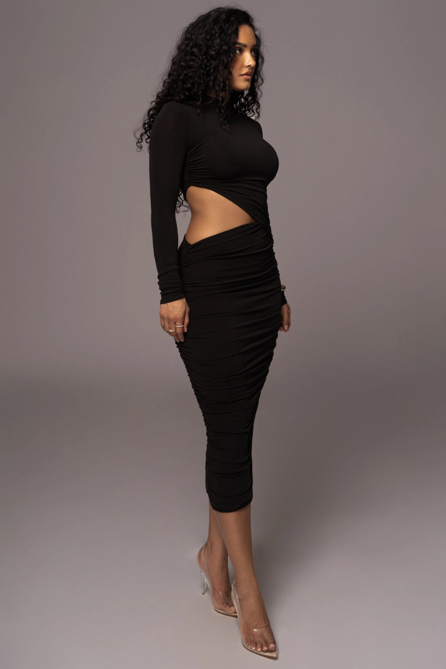 Noir Clear Skies Mock Neck Dress 6 Noir Clear Skies Mock Neck Dress - Image 4