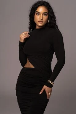 Noir Clear Skies Mock Neck Dress 13 Noir Clear Skies Mock Neck Dress -Jluxlabel Dress Shop PRODUCT JUL192023 AUGDROP1 170