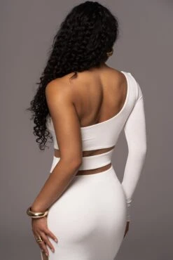 Ivory Chase The Night One Shoulder Dress -Jluxlabel Dress Shop PRODUCT JUL192023 AUGDROP1 23