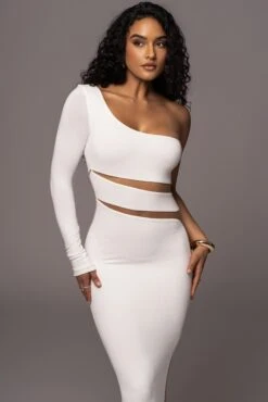 Ivory Chase The Night One Shoulder Dress -Jluxlabel Dress Shop PRODUCT JUL192023 AUGDROP1 26