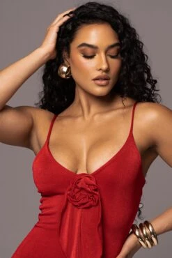 Red Rosalinda Maxi Dress -Jluxlabel Dress Shop PRODUCT JUL192023 NEWRESHOOTS 38