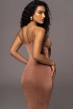 Tan Rosalinda Maxi Dress -Jluxlabel Dress Shop PRODUCT JUL192023 NEWRESHOOTS 47