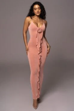 Rose Rosalinda Maxi Dress -Jluxlabel Dress Shop PRODUCT JUL192023 NEWRESHOOTS 54
