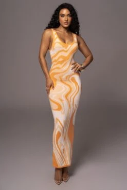 Orange Tropicana Tank Maxi Dress 17 Orange Tropicana Tank Maxi Dress -Jluxlabel Dress Shop PRODUCT JUL192023 NEWRESHOOTS 68