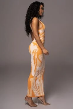 Orange Tropicana Tank Maxi Dress 21 Orange Tropicana Tank Maxi Dress -Jluxlabel Dress Shop PRODUCT JUL192023 NEWRESHOOTS 71