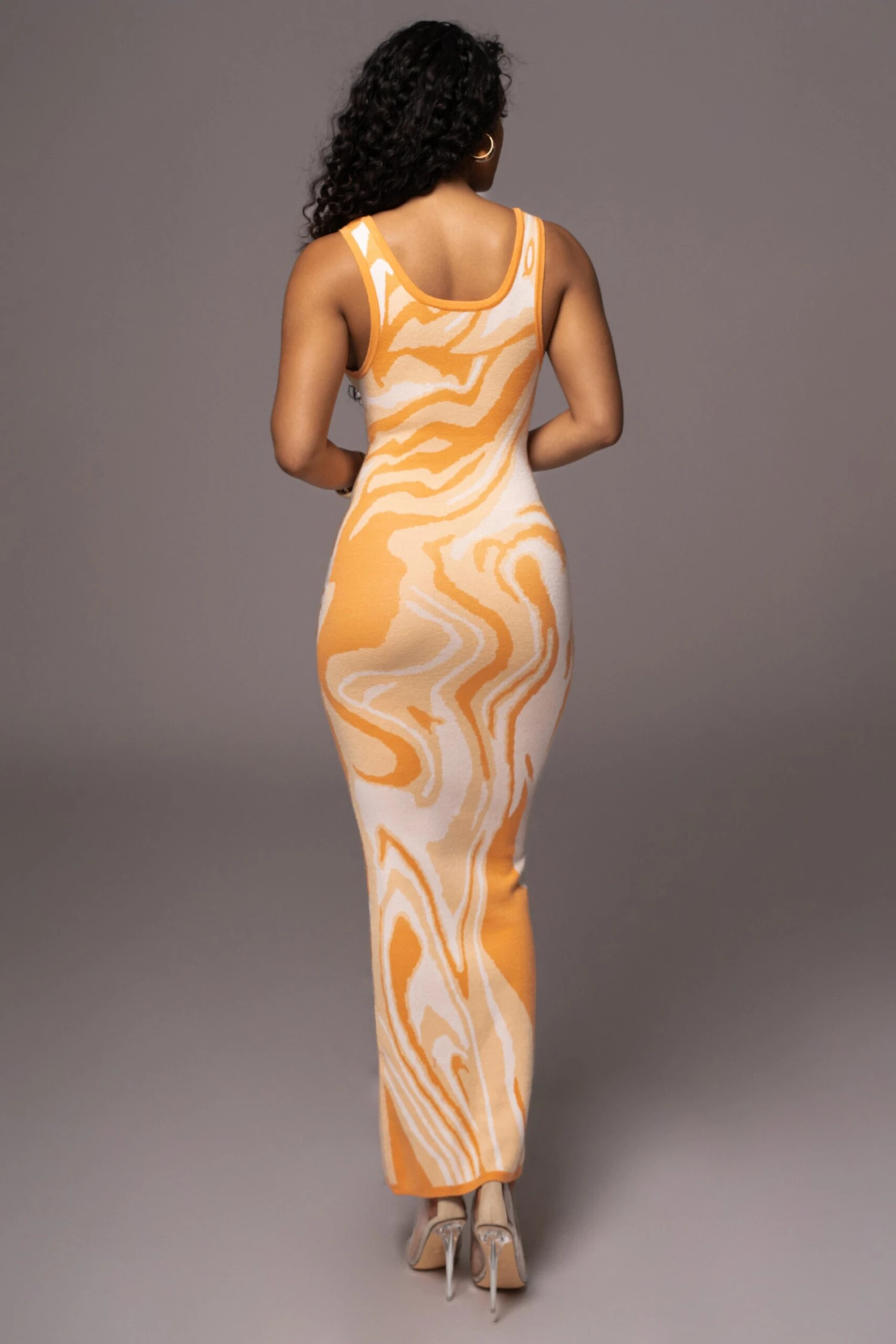 Orange Tropicana Tank Maxi Dress 11 Orange Tropicana Tank Maxi Dress - Image 9