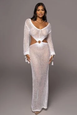 White Summer Daze Crochet Maxi Dress 24 White Summer Daze Crochet Maxi Dress -Jluxlabel Dress Shop PRODUCT JUL222022 SUMMER3 116