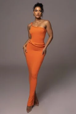 Tangerine One Of One Maxi Dress -Jluxlabel Dress Shop PRODUCT JUL262023 ASAP 59