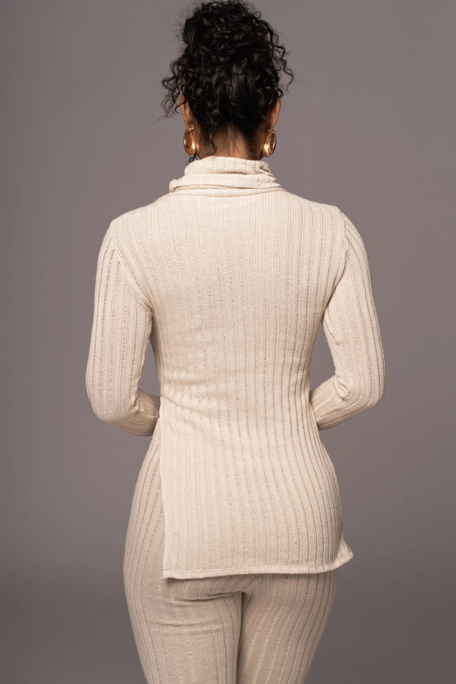 Natural One Call Away Ribbed Turtleneck Top 14 Natural One Call Away Ribbed Turtleneck Top - Image 12