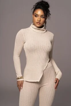 Natural One Call Away Ribbed Turtleneck Top 16 Natural One Call Away Ribbed Turtleneck Top -Jluxlabel Dress Shop PRODUCT JUL262023 AUGDROP12 20