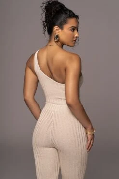 Natural Malibu Nights One Shoulder Bodysuit -Jluxlabel Dress Shop PRODUCT JUL262023 AUGDROP12 6