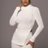 White One Call Away Ribbed Turtleneck Top -Jluxlabel Dress Shop PRODUCT JUL262023 AUGDROP12 62