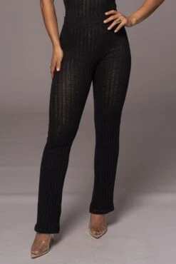 Black Better Together Ribbed Pants -Jluxlabel Dress Shop PRODUCT JUL262023 AUGDROP12 66