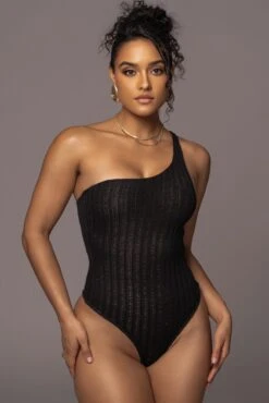 Black Malibu Nights One Shoulder Bodysuit -Jluxlabel Dress Shop PRODUCT JUL262023 AUGDROP12 77