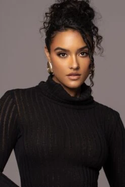 Black One Call Away Ribbed Turtleneck Top 15 Black One Call Away Ribbed Turtleneck Top -Jluxlabel Dress Shop PRODUCT JUL262023 AUGDROP12 87