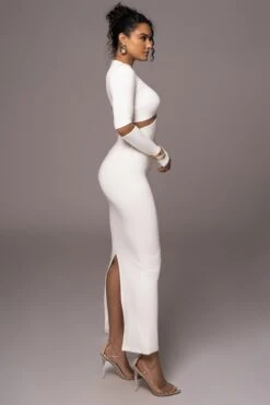 Ivory Show Stopper High Neck Dress 24 Ivory Show Stopper High Neck Dress -Jluxlabel Dress Shop PRODUCT JUL262023 AUGDROP12 92