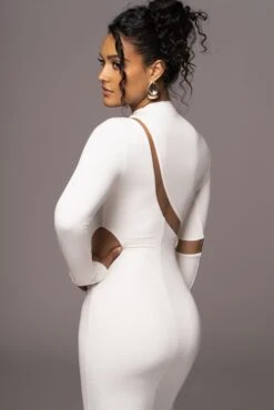 Ivory Show Stopper High Neck Dress 22 Ivory Show Stopper High Neck Dress -Jluxlabel Dress Shop PRODUCT JUL262023 AUGDROP12 94