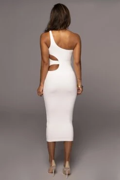 Ivory Zuzanna Cutout Dress -Jluxlabel Dress Shop PRODUCT JUL282022 BASIX 5