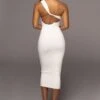 Ivory Meara One Shoulder Dress -Jluxlabel Dress Shop PRODUCT JUL282022 BASIX 58