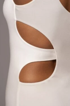 Ivory Zuzanna Cutout Dress -Jluxlabel Dress Shop PRODUCT JUL282022 BASIX 8