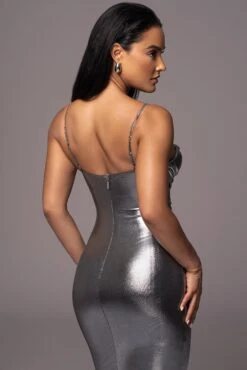 Silver Visions Of You Midi Dress 26 Silver Visions Of You Midi Dress -Jluxlabel Dress Shop PRODUCT JUL52023 16