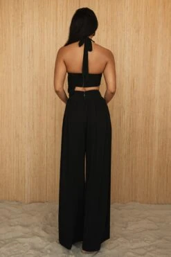 Black TAKE A SEAT HALTER TOP 26 Black TAKE A SEAT HALTER TOP -Jluxlabel Dress Shop PRODUCT JUL52023 CROCHET2 219