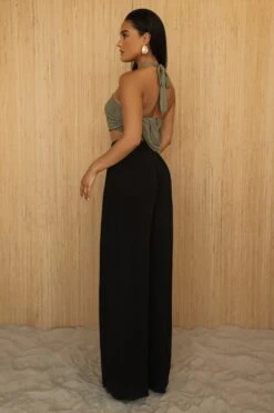 Olive TAKE A SEAT HALTER TOP -Jluxlabel Dress Shop PRODUCT JUL52023 CROCHET2 241