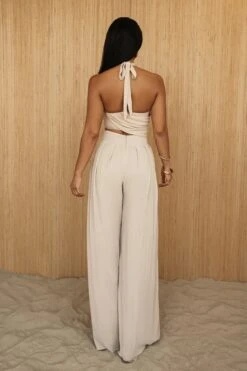 Beige After Sunset Pleated Pants -Jluxlabel Dress Shop PRODUCT JUL52023 CROCHET2 261 5b3fbc2c 6ee2 45e4 a753 010fb1de2e5a