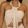 Natural TAKE A SEAT HALTER TOP -Jluxlabel Dress Shop PRODUCT JUL52023 CROCHET2 266