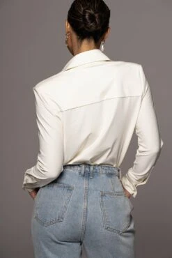 Ivory Jaxson Button Up -Jluxlabel Dress Shop PRODUCT JUL72022 RESHOOTS 24