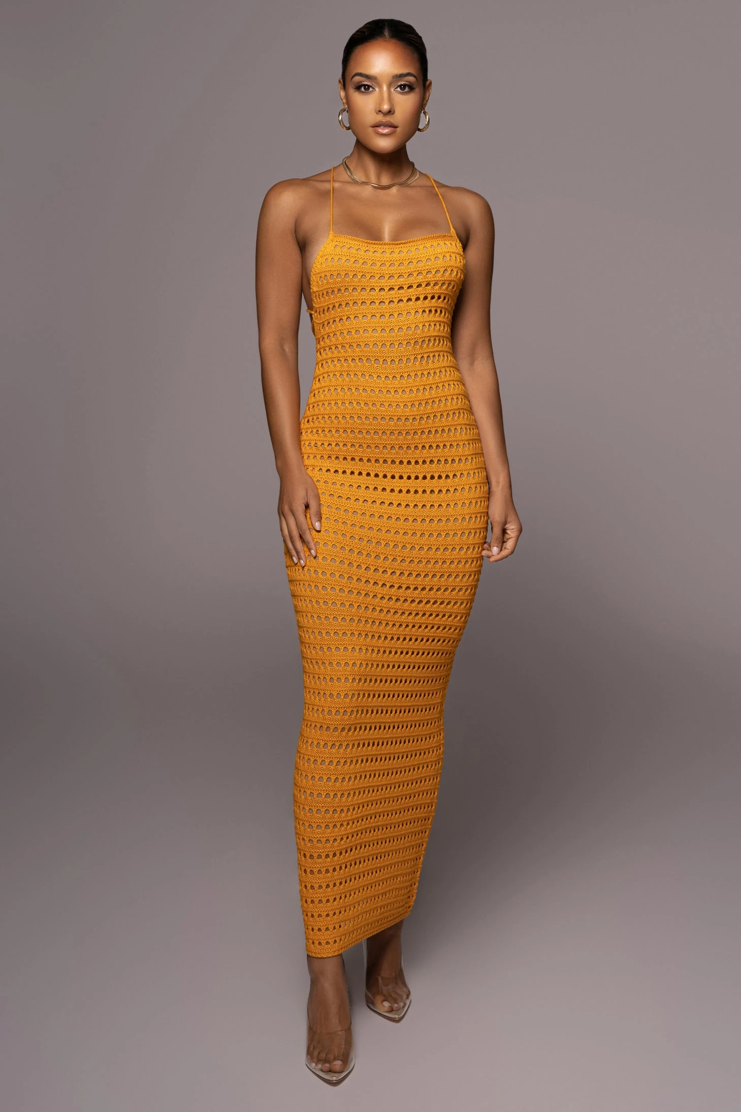 Apricot Palmas Crochet Maxi Dress 5 Apricot Palmas Crochet Maxi Dress - Image 3