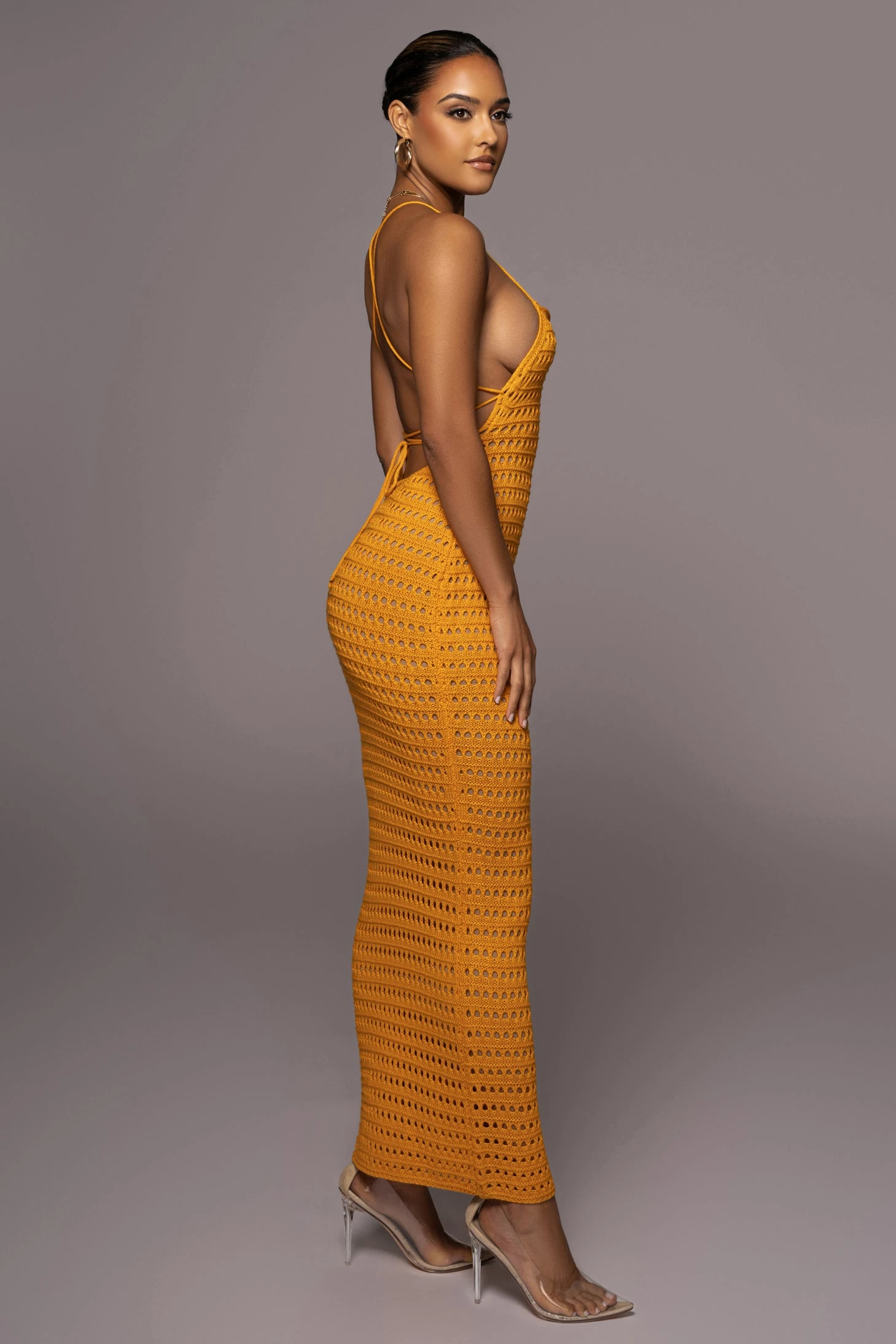 Apricot Palmas Crochet Maxi Dress 10 Apricot Palmas Crochet Maxi Dress - Image 8