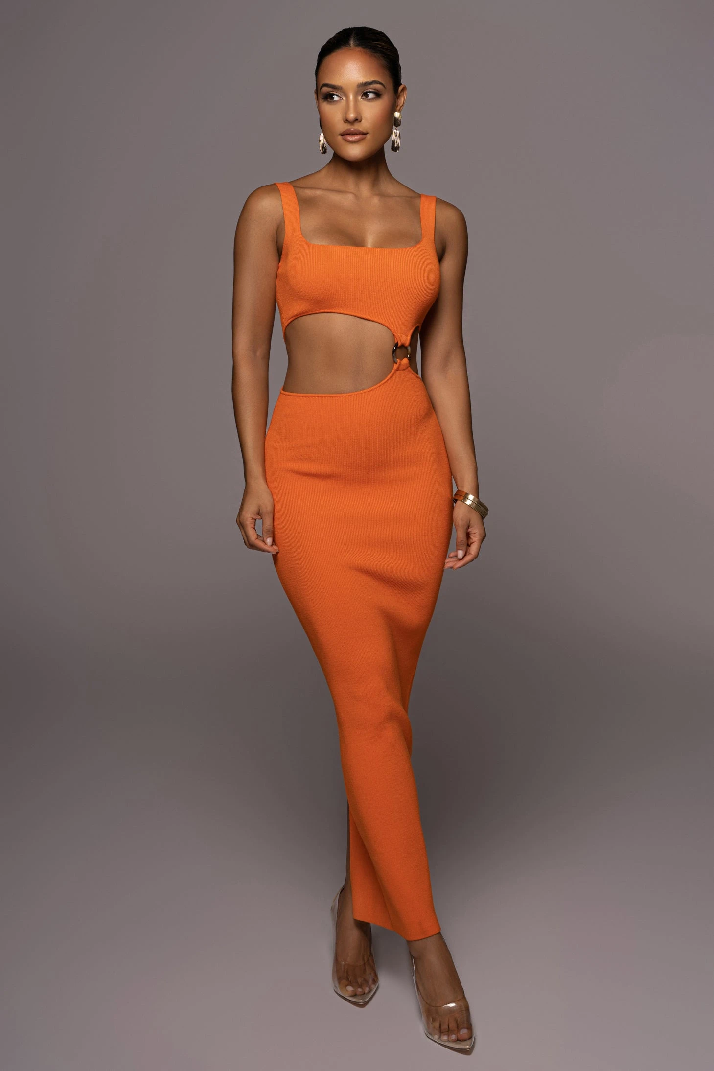 Orange Time After Time Dress 3 Orange Time After Time Dress