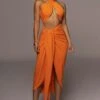 Orange Sahara Dress