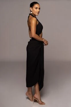 Noir Sahara Dress -Jluxlabel Dress Shop PRODUCT JUN22022 SUMMER3 161